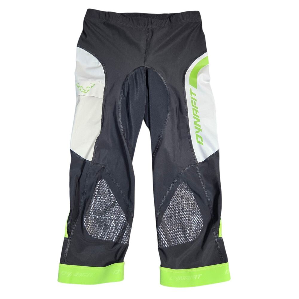 Dynafit‎ Trekking Outdoor Tight Fit Black And Green Pants Size 32 Hiking Riding